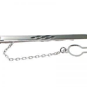 Sujeta corbata de plata
