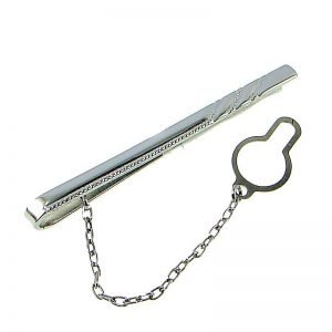 Sujeta corbata de plata